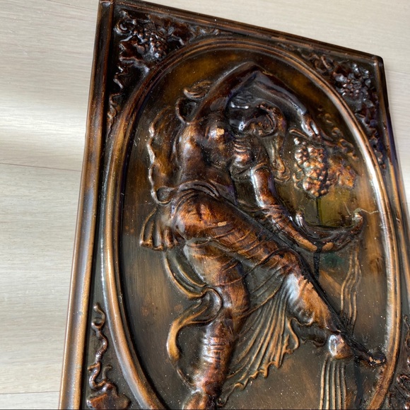 Andrew Herkommer European Antique Repousse Metal Wall Decor Vintage - Picture 7 of 8